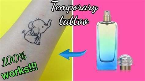 how to get fake tattoo with perfume|make your own tattoo with perfume.